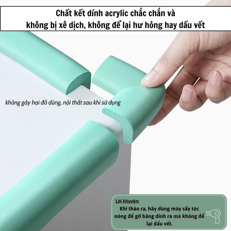 🍃🍃 Hỏa Tốc，Cuộn Xốp Dài 2 Mét Bọc Cạnh Bàn Chữ U-W-V, Miếng Dán Bịt Góc Tường Chống Va Chạm An Toàn Cho Bé Legaxi 1