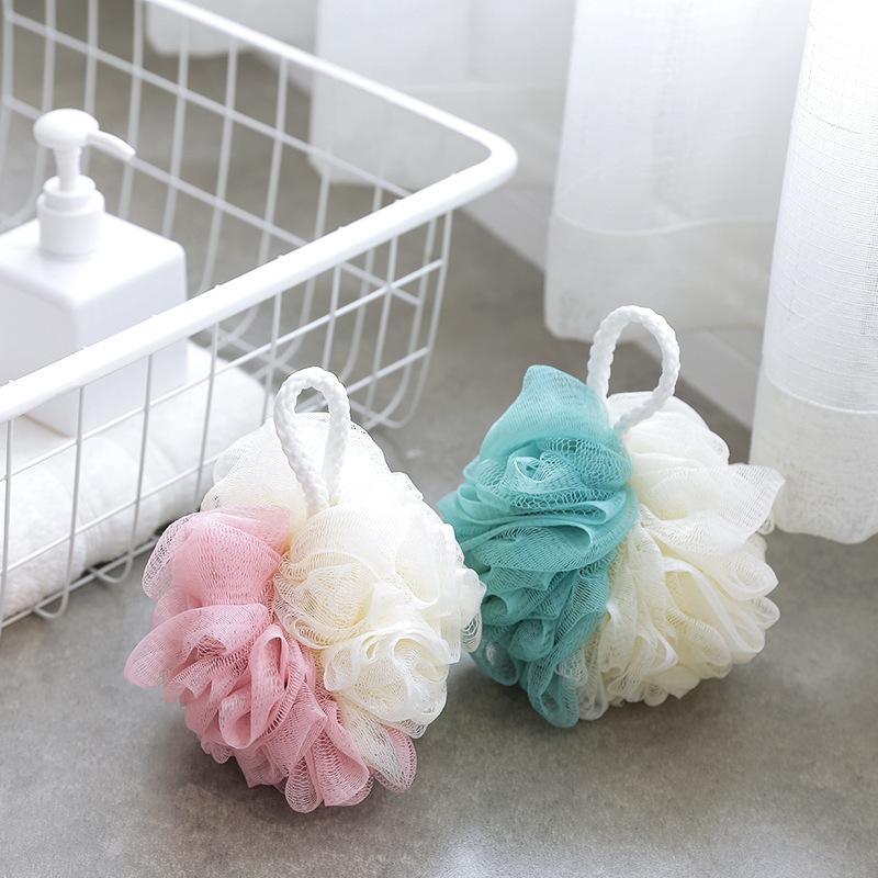 Mới nhất màu sắc bóng tắm cỡ lớn tắm nam nữ hoa tắm mạnh mẽ chà xát đồ dùng tắm…