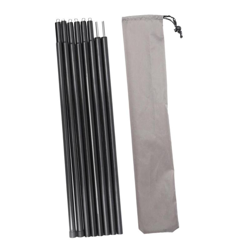 Tarp Poles Adjustable Tent Poles Tarpaulin Thickened Heavy Duty Outdoor Shelter 4