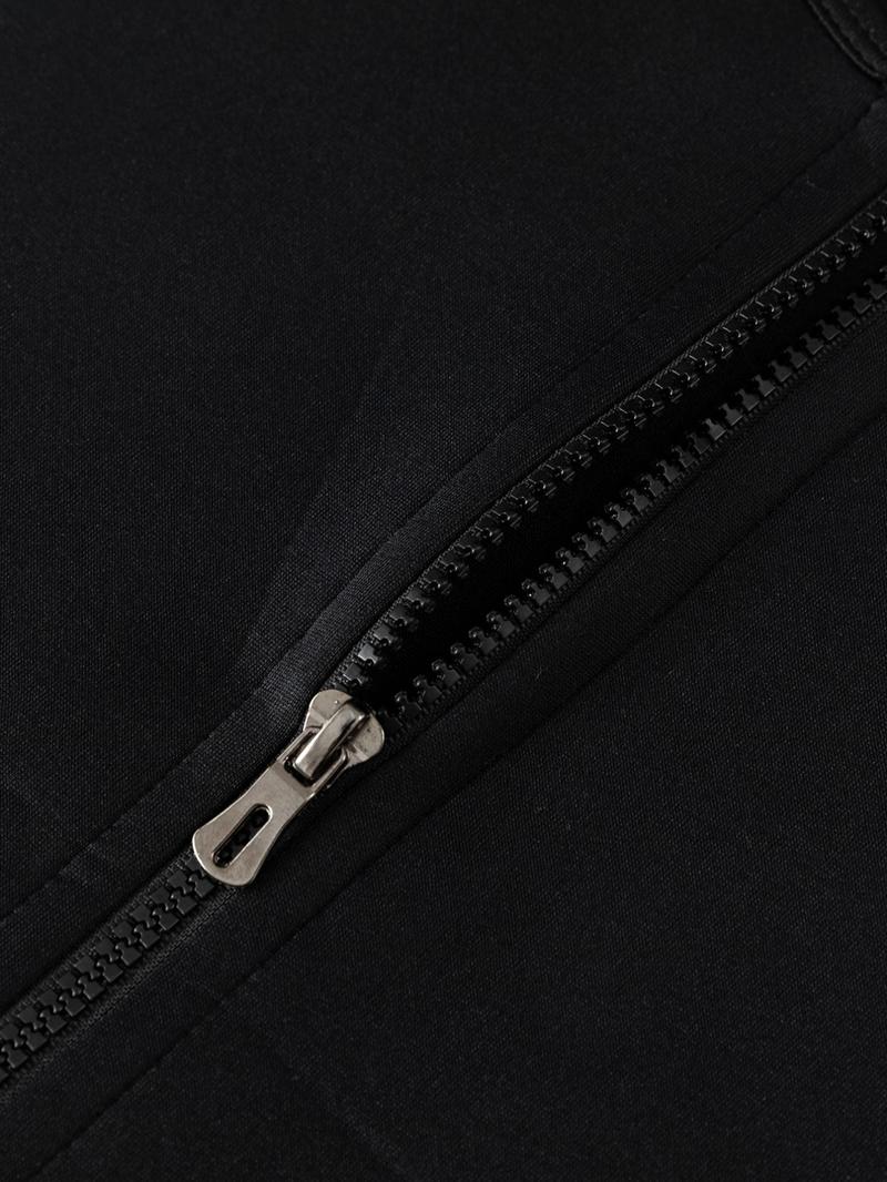 Product Introduction of Men's Solid Zip Front Waist Trainer, Summer Adjustable Body Shaper Vest, Workout Gym Exercise Sweat Shirt, Men's Sport & Outdoor Clothing, Gym Clothing Men 52
