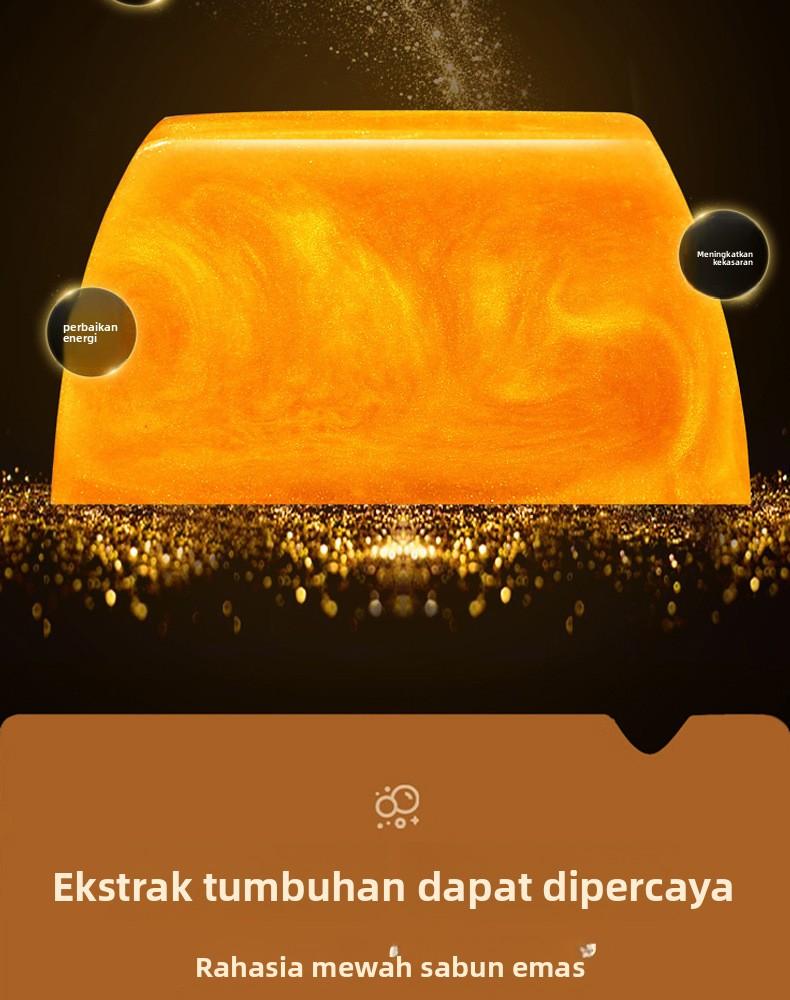 Sabun Handmade Parfum Sabun Emas Sabun Wangi Sabun Minyak Esensial Sabun Anti-Mite Sabun Mandi Sabun Wangi Sabun Pelembut Kulit Melembapkan Halus Menutrisi
