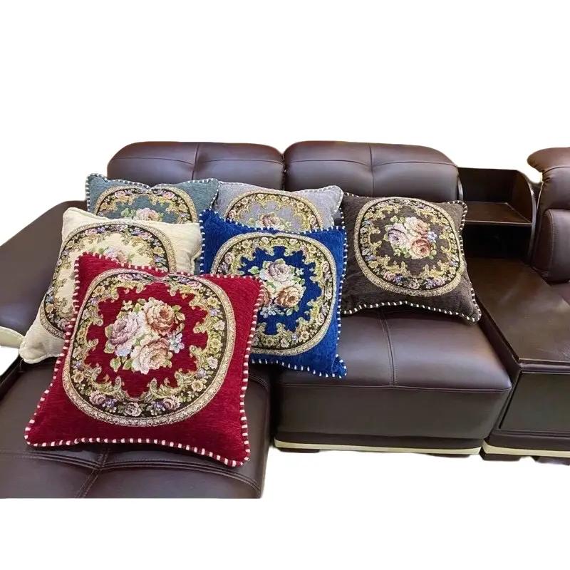 Gối tựa lưng Sofa Hoàng Gia sang trọng kèm ruột gối kt 48*48