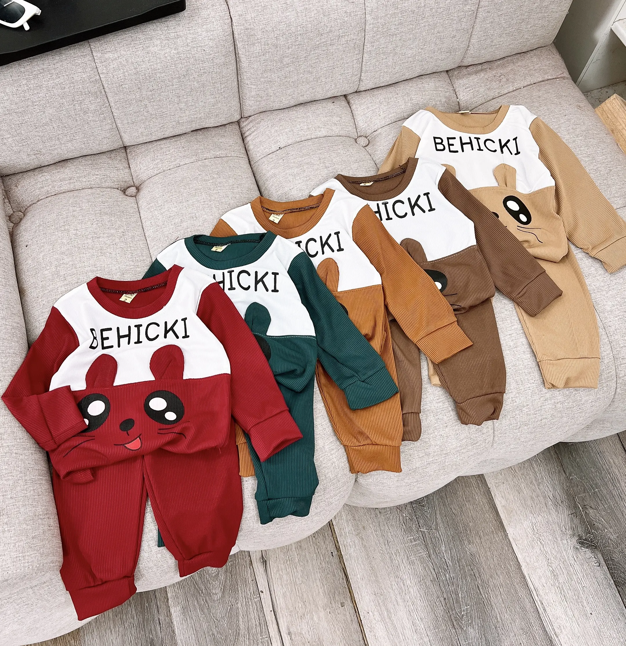 Combo bộ tăm lạnh Labubu cho bé trai 13-21 kg , quần áo thu đông cho bé phối màu mặc đi học , ở nhà  - Sandal combo  5