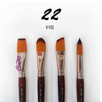 Gambar V-Tec Artist Brush 22 / Vtec Kuas Lukis Gambar No.22 - FILBERT dari CENTRO TRADING Kota Bandung 1 Tokopedia