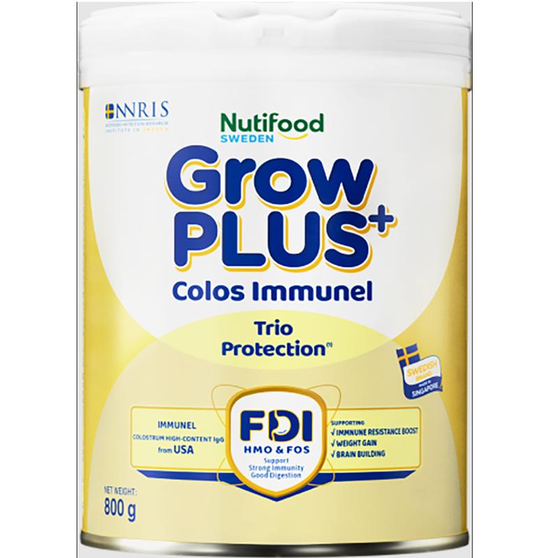 Sữa Grow Plus Colos Immunel Nutifood 800g