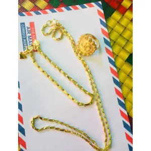Set PERHIASAN PADI 1 SUKU LAPIS EMAS 24k