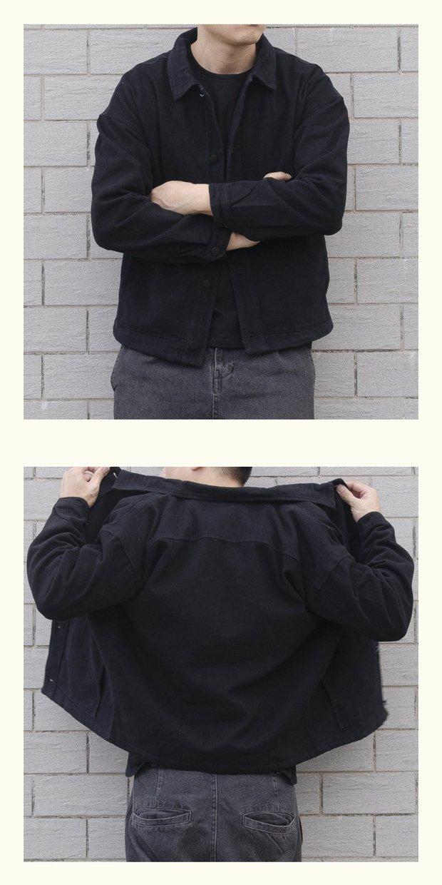 Product Introduction of Áo Khoác Denim, Trang Phục Bảo Hộ Lao Động Mùa Xuân, Dành Cho Nam Giới, Phong Cách Hàn Quốc, Hợp Xu hướng, Dáng Rộng Vừa Vặn, Thích Hợp Cho Mùa Xuân Và Mùa Thu, Ngoại Cỡ, Ins Hợp Xu hướng, Áo Mặc Trên 18