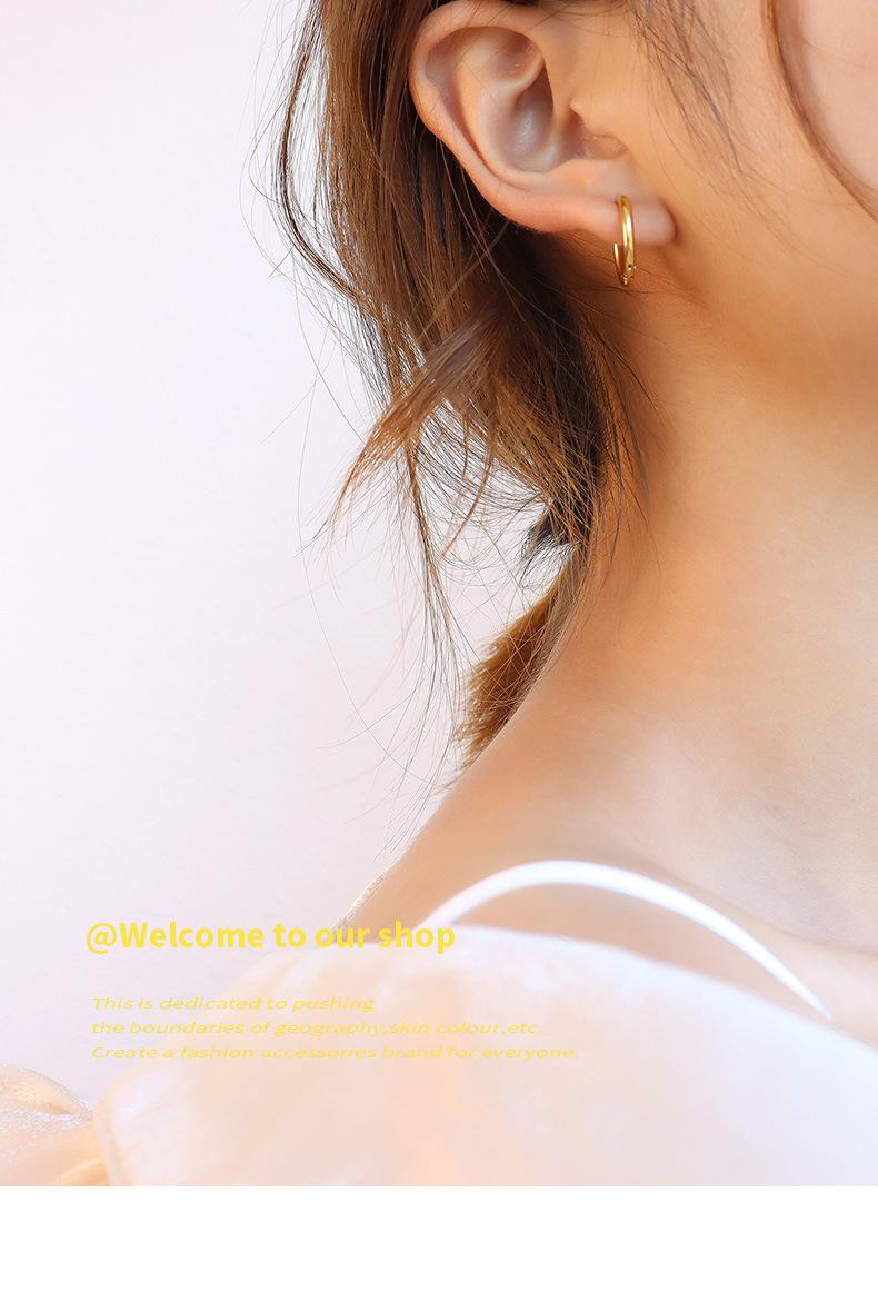 Product Introduction of Simple and versatile circle earrings,Elegant earrings 0