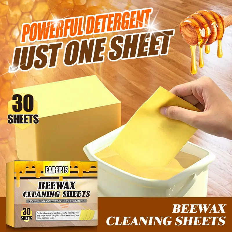 Floor cleaning sheet, household floor cleaning, descaling, brightening, multifunctional mopping and cleaning sheet