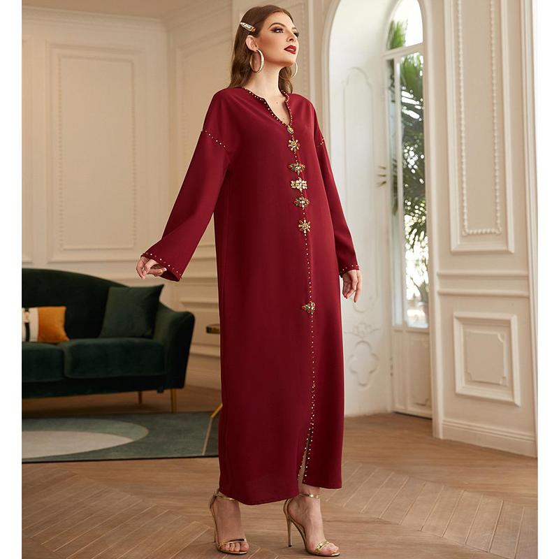 Ba311 Diamond Hand-Stitched Diamond Robe Dress Dress Party Annual ...