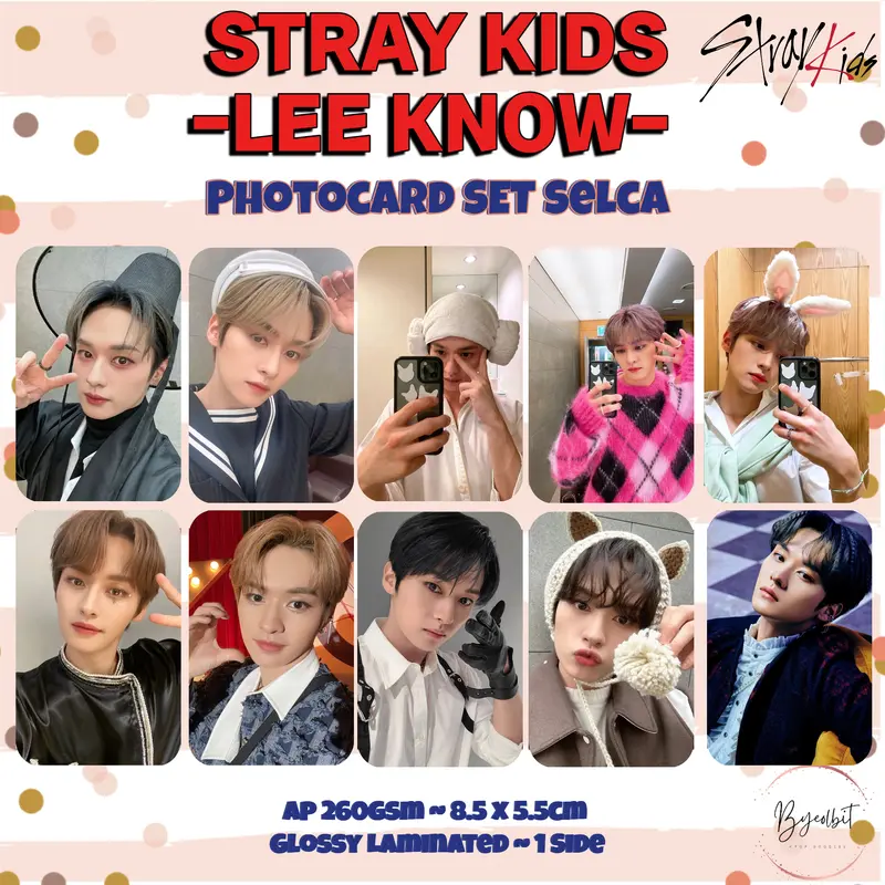 Photocard STRAY KIDS set 10 pcs 6
