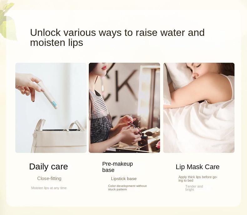 Product Introduction of Kakashow Rich Moist Lip Balm Hydrating Moisturizing and Nourishing Anti-Chapping Fading Lip Lines Full Lips Cheap Wholesale Skincare Moisturizer 5