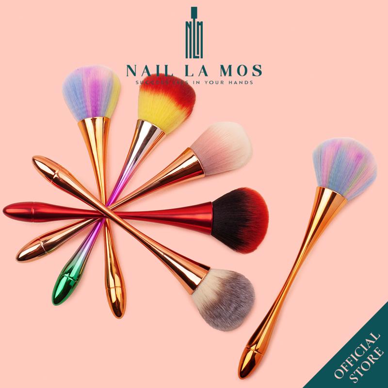  Chổi phủi bụi nail đẹp - Cọ cán dài sang chảnh lông mềm mượt chuyên dụng 
