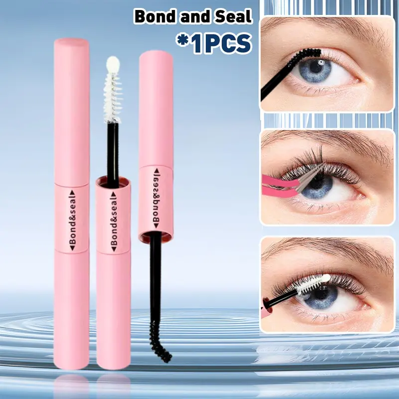 Double-ended Bond and Seal, Long-wearing Waterproof Seal and Bond Lash Glue, Latex-free & Non-irritating for Sensitive Eyes, Glue 6