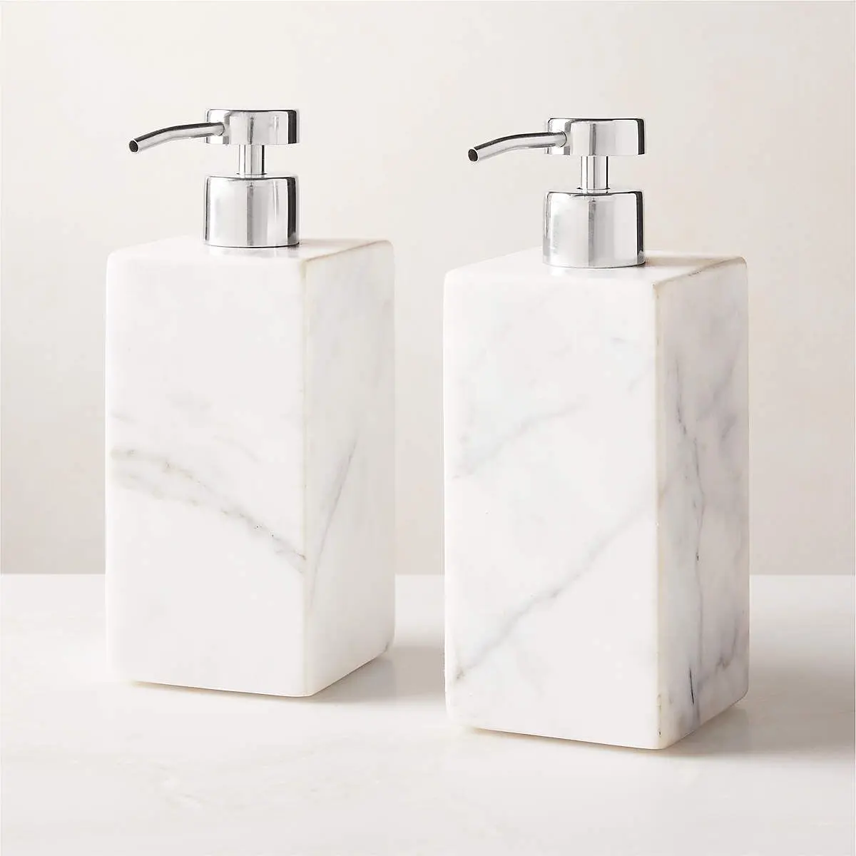 Dispenser soap marmer carara / tempat sabun cair marmer carara Putih