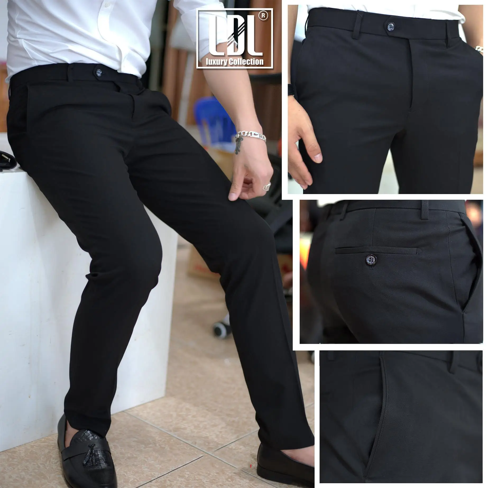 Quần Âu Nam, Quần Tây Nam Phong Cách Hàn Quốc, From Slimfit Chuẩn Đẹp Cùng Chất Vải Tuyết Mưa