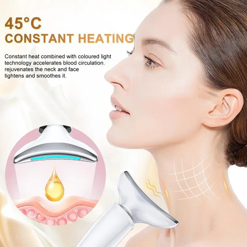 Portable Electric Facial Massager, 1 Box Neck & Face Lifting Skin Care Massager, Facial Lifting Tool, Face Massage Tool, Beauty Gift, Comfort 3