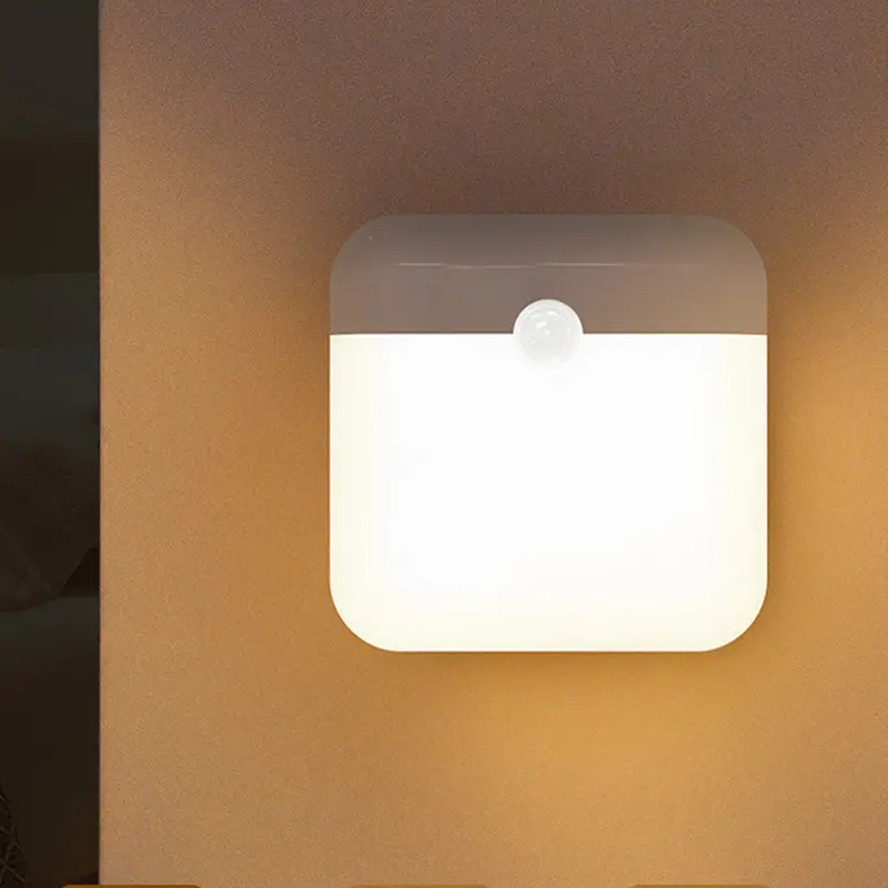 Đèn tường LED, Màu trắng ấm, Chiếu sáng trong nhà, Cảm ứng cơ thể người, Sạc thông minh, USB, Đèn ngủ LED, Tự động sáng lên 4