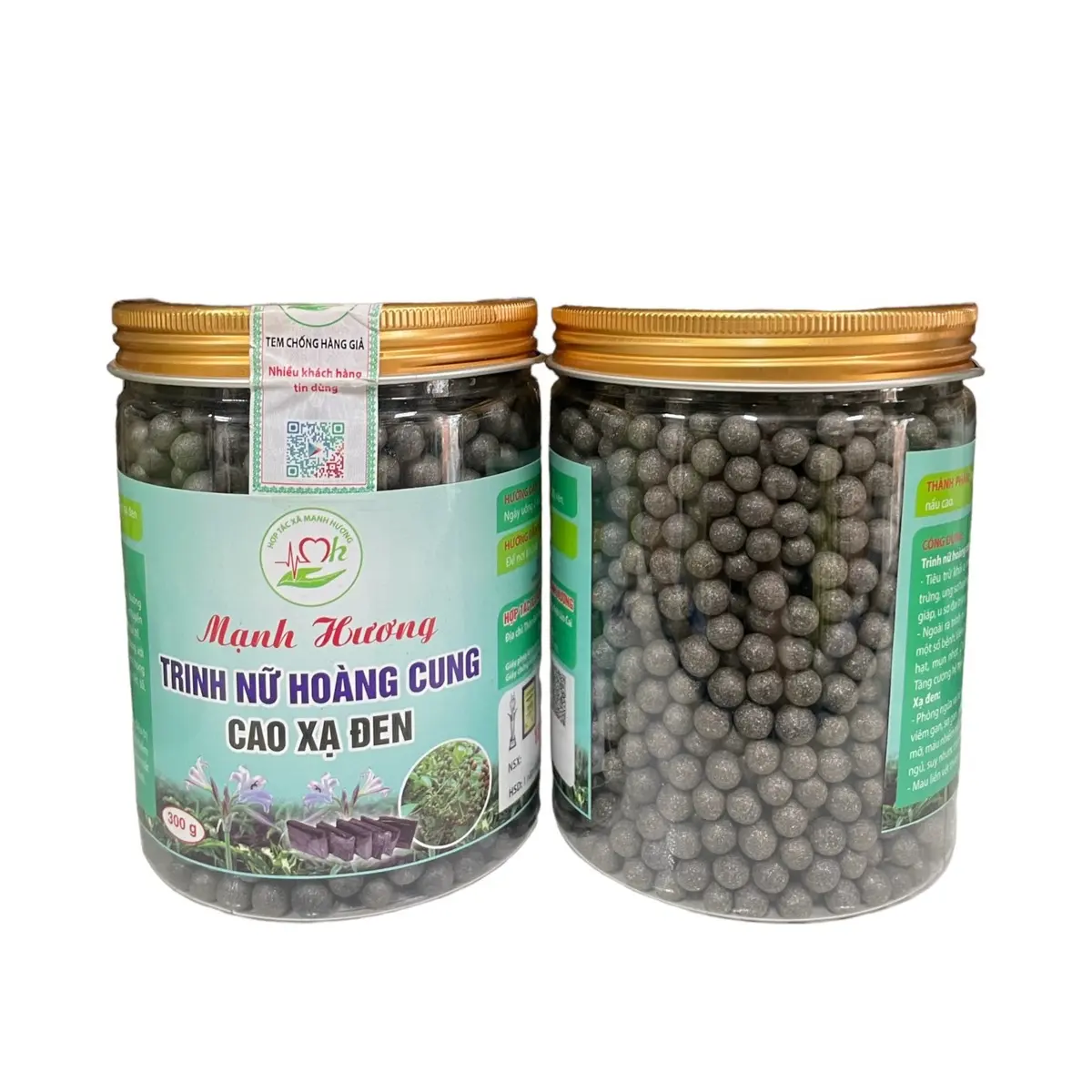 Viên hoàn Trinh nữ hoàng cung cao xạ đen 300g