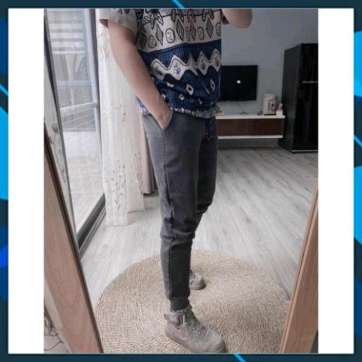 Quần nỉ nam lót lông bo chân Menswear Pants Có Túi 3
