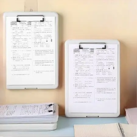 Clipboard + Storage Alas Papan Ujian / Papan Jalan 2in1 / Clipboard 2 in 1 / Clip Board A4 1