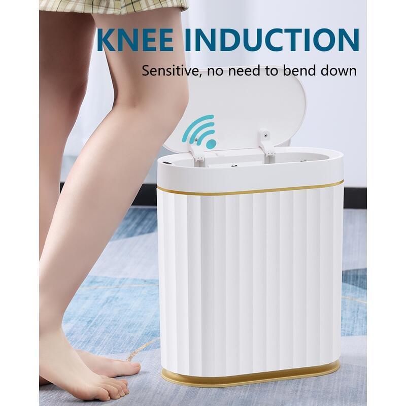 Product Introduction of 5/7L Automatic Sensor Trash Can Bathroom Kitchen Smart Garbage Bin Toilet Wastebasket Bedroom Dustbin Bucket Waterproof 17