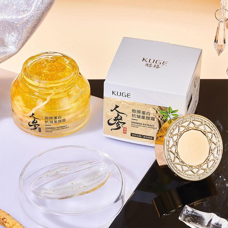 Product Introduction of Ginseng Essence Serum Facial Firming Deep Hydration Moisturizing Repairing Fine Lines Natural Skin Essence Cream Women Beuaty 50g 24