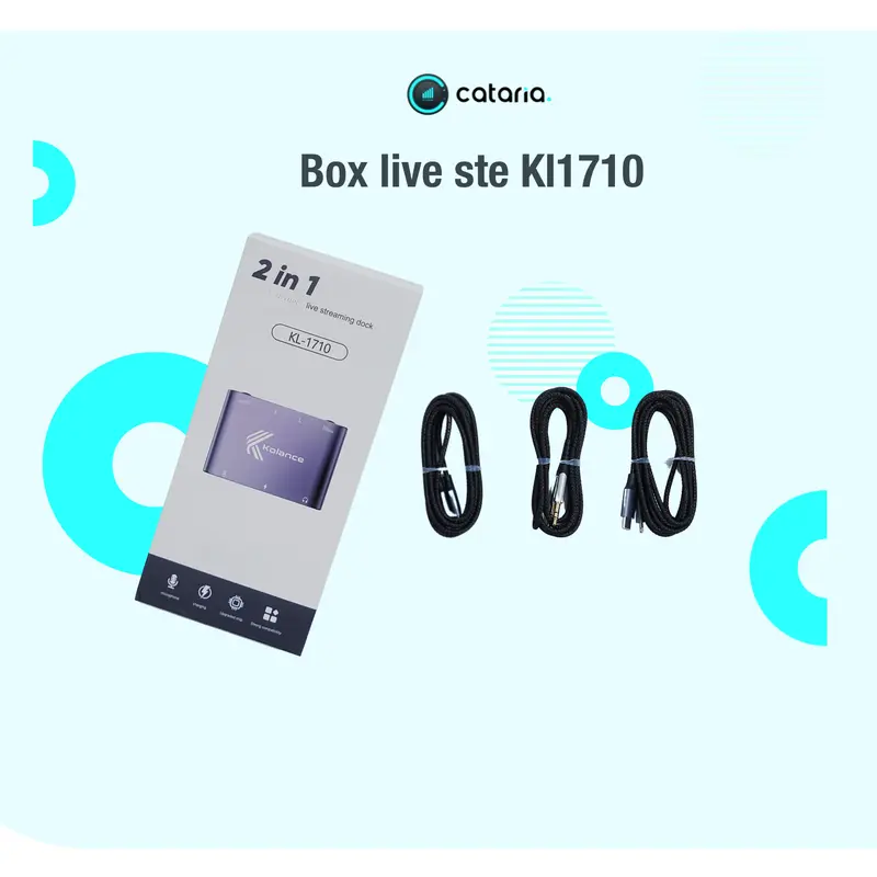 BOX Livestream STE Dành Cho I.P và Type C Vừa Livestream, Thu Âm, Vừa Pk Vừa Sạc Phụ Kiện Phone 1