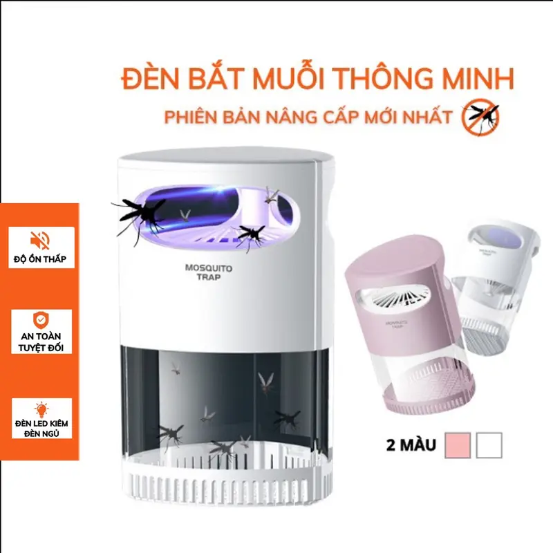 Đèn bắt muỗi Uv PINKMIKA,máy bắt muỗi và côn trùng sử dụng ánh sáng và quạt gió 0