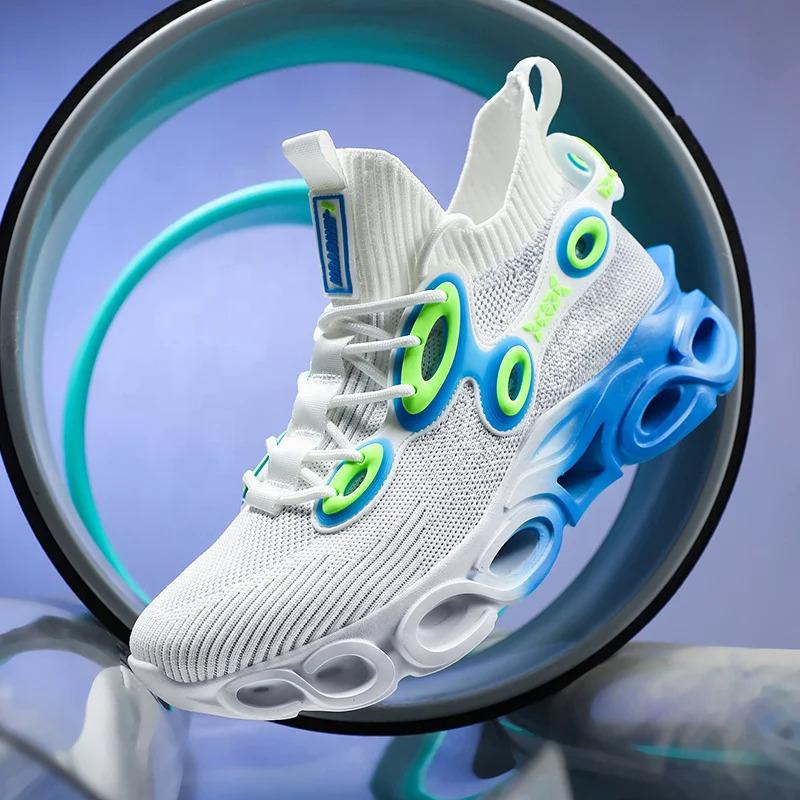 Individuell gestaltete neue Laufschuhe für Männer, Sportschuhe mit Plattform-Trainingssohle, Outdoor-Freizeitschuhe aus Mesh, Wanderschuhe für Männer, Turnschuhe, Sportschuhe_voghion.com