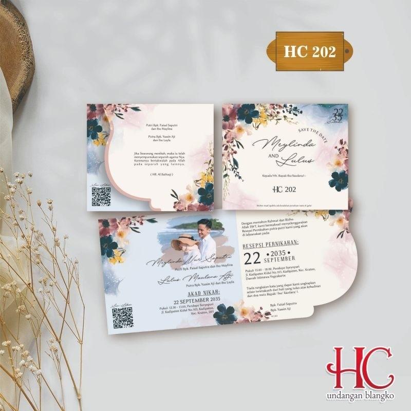 Undangan Pernikahan HC 202 Elegan Modern Paket Lengkap 100 PCS Gratis Label & Plastik - JanjiKita | Default