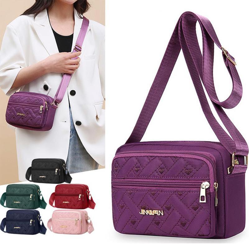 Beg Wanita, Kalis Air, Bahan Kain Oxford Bersulam, Beg Bahu, - TikTok ...