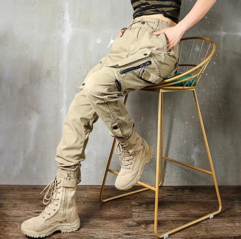 Product Introduction of 2023 Spring and Autumn New Unisex Cargo Pants Personality Versatile Slim Fit Trendy Outdoor Hiking Pants Men Jogger Sneaker 23