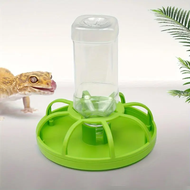 Automatic Reptile Water Dispenser, 1 Count Reptile Water Feeder, Suitable for Various Animals, Durable Plastic Water Dispenser for Zoo & Cage Use 2