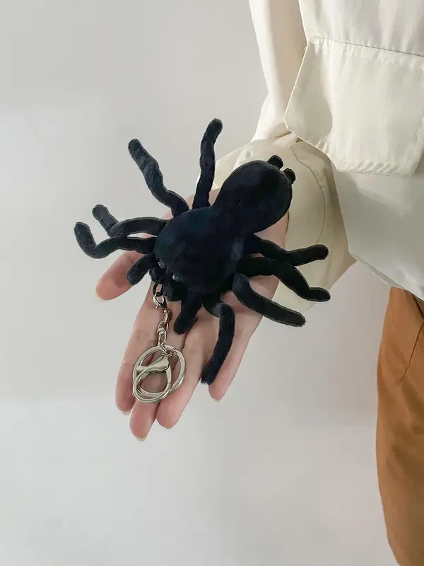 Cute Spider Design Plush Keychain, Creative Plush Pendant, Bag Charm for Women & Men, Fashion Accessories for Daily Use 2