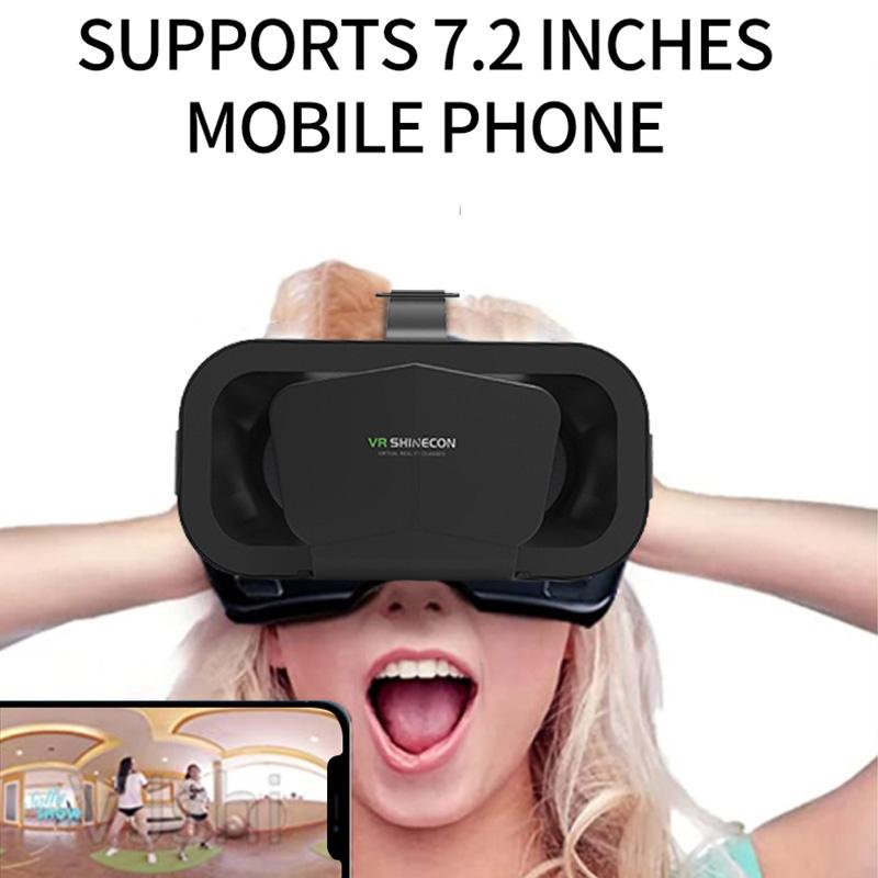 G10 IMAX Giant Screen VR Glasses 3D Virtual Reality Box Google Cardboard Helmet for 4.7 7 inch Smartphone Support Joystick