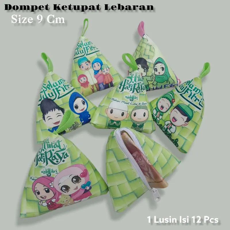 DOMPET ANGPAU KETUPAT  PRINTING DAPAT 1 LUSIN ISI 12 PCS 7