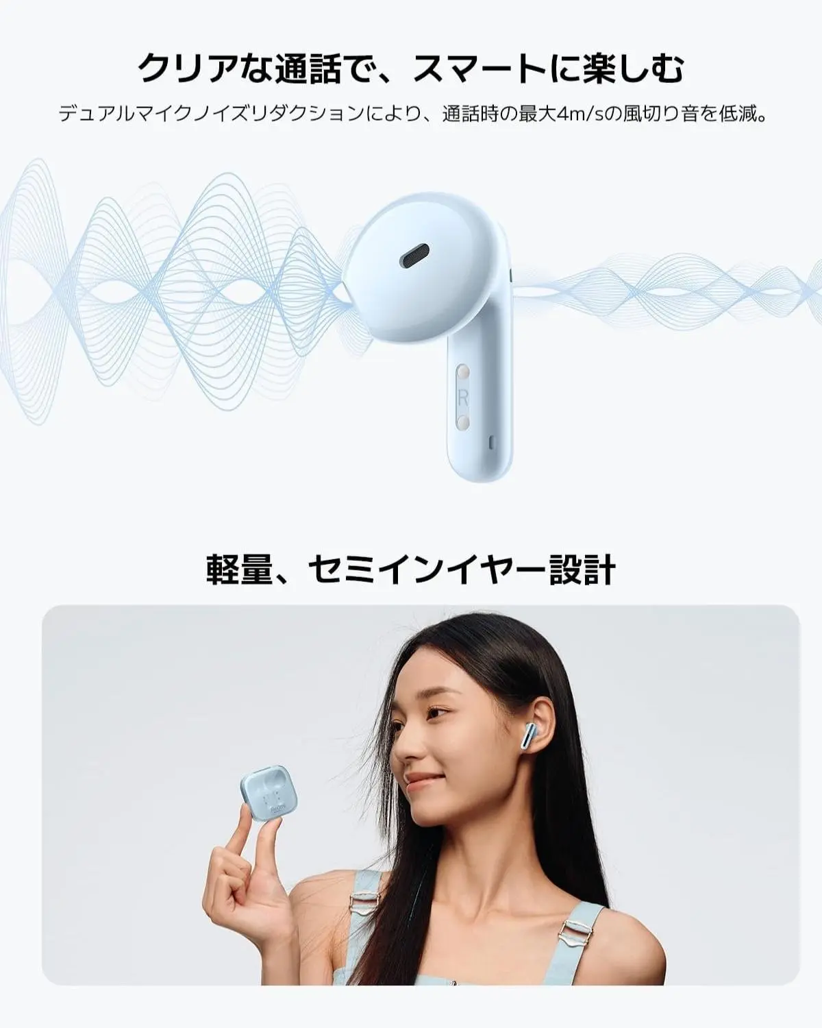 シャオミ(Xiaomi) ワイヤレスイヤホン Redmi Buds 6 Active AI 通話時