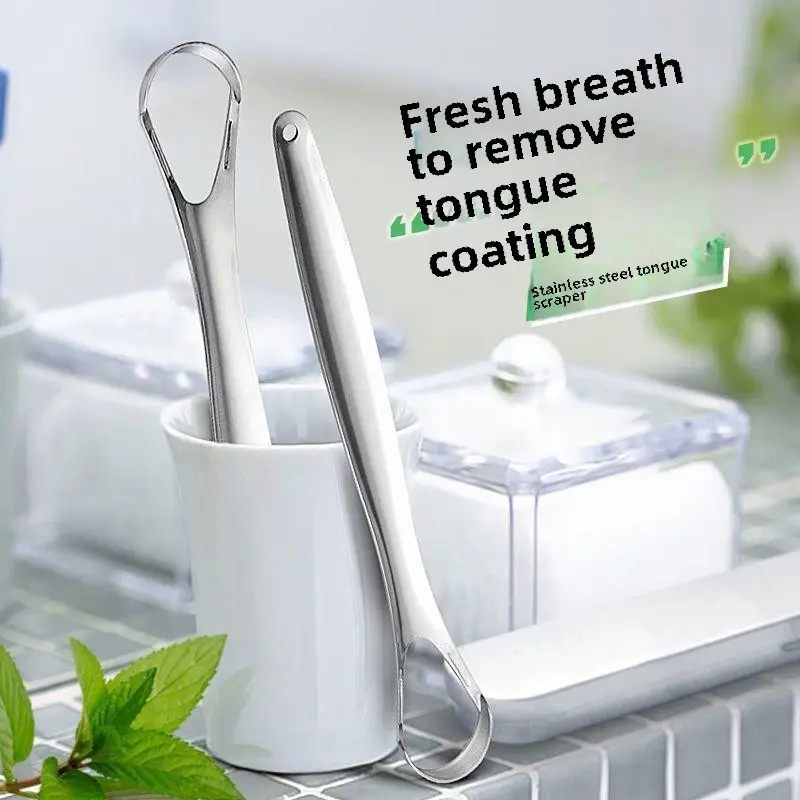 Dụng Cụ Cạo Lưỡi, Chất Liệu Thép Không Gỉ, Bàn Chải Phủ Lưỡi, Chống Hôi Miệng, Dụng Cụ Hữu Ích, Dụng Cụ Vệ Sinh Răng Miệng Thông Dụng Dụng Cụ Cạo Lưỡi 0