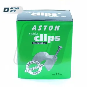 Klem Kabel + Paku Beton Asli Aston / Klem Dinding
