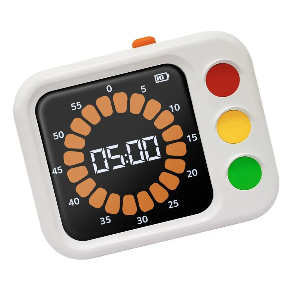 Mini Traffic Light Visual Timer, Time Management 60 Minute Baking Alarm ...