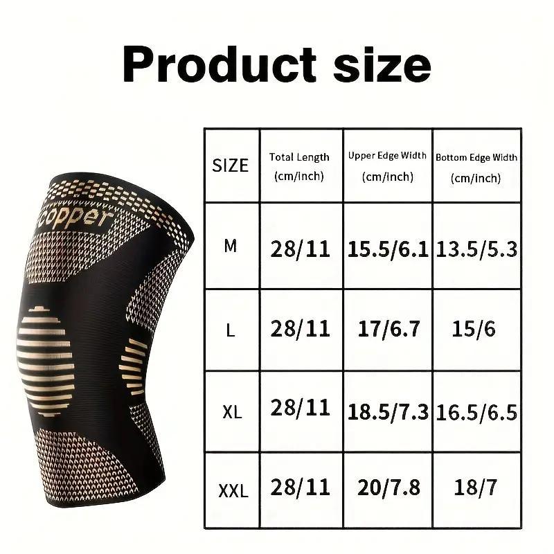 Product Introduction of Sports Knee Pads, 1 Pair Non-slip Knee Brace, Knee Support for Men & Women, Sports Knee Protector for Running Jumping Cycling Basketball 3