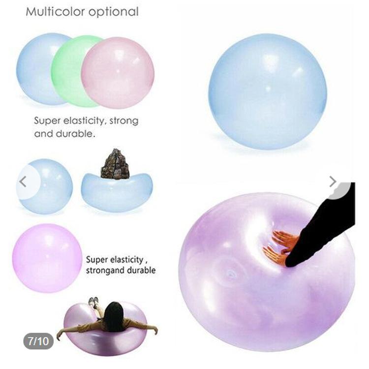 Product Introduction of Bubble Ball Summer TPR Decompression Oversized Inflatable Ball Water Injection Bubble Balloon balloon garland 27