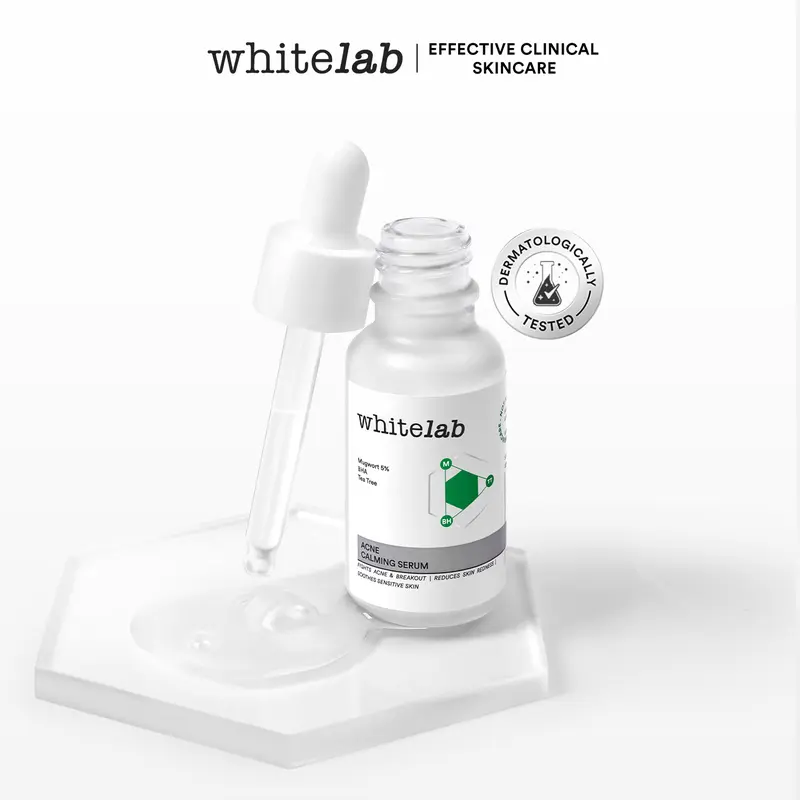 Whitelab Acne Calming Serum - Serum Untuk Kulit Jerawat, Bruntusan, Dan Berminyak Dengan Mugwort, BHA & Tea Tree [BPOM] Wajah Berjerawat 3