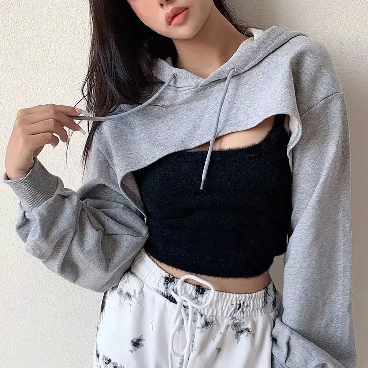 Áo tank dài tay thu đông cá tính Nữ Top