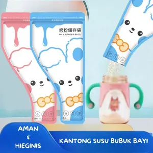 30 PCS Sachet Kantong Susuk Bayi BPA Free / Tas susu bubuk bayi / tas penyimpanan susu bubuk sekali pakai / Baby Milk Powder Storage Bag BPA FREE / Tempat Susu Bubuk Bayi SH R04