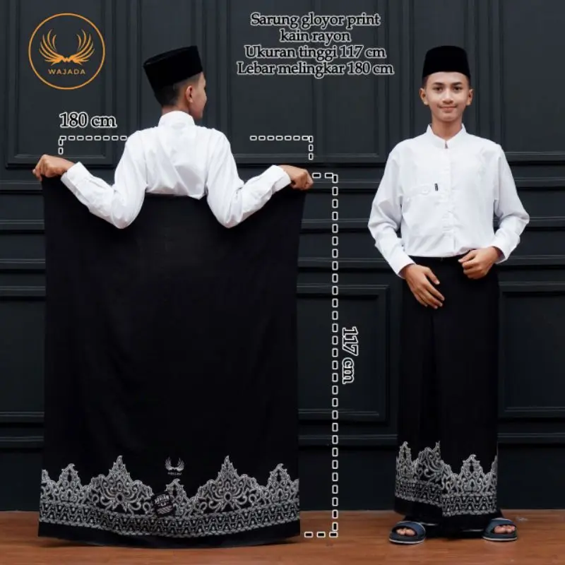 (100K 3PCS) SARUNG BATIK ANAK / SARUNG ANAK LAKI LAKI  SD SMP /SARUNG BATIK / SARUNG