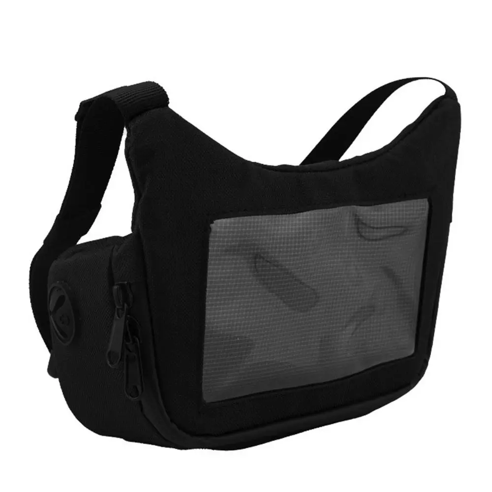 Motorcycle Handlebar Storage Bags Waterproof Multifunctional Motorbike Head Bags Panniers Phone Holder Waist Pouch for Riding Hiking