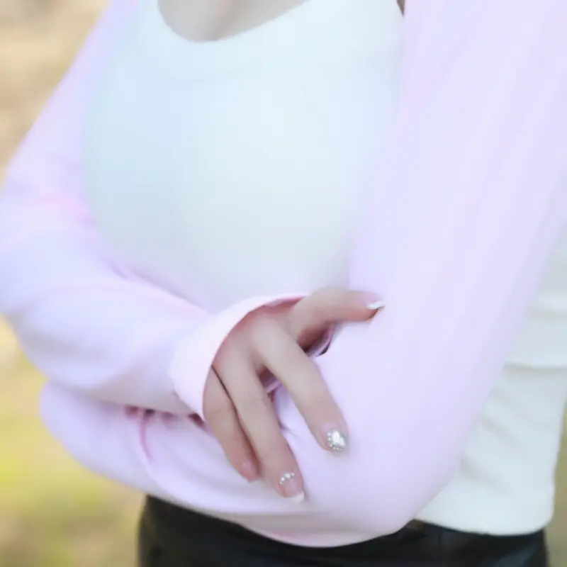Áo Sơ Mi Điều Hòa Không Khí, Tay Áo Raglan, Che Cánh Tay, Chống Nắng, Kimono, Áo Cardigan, Khăn Choàng Nữ Và Bé Gái, Chống Tia UV, Đạp Xe, Golf, Thể Thao, Tay Áo Mở Cho Mùa Hè 3