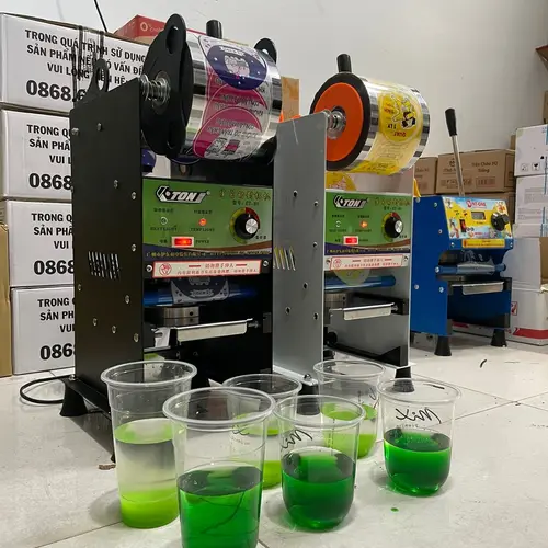 MÁY ÉP MIỆNG LY TỰ ĐỘNG CUỐN MÀNG ÉP